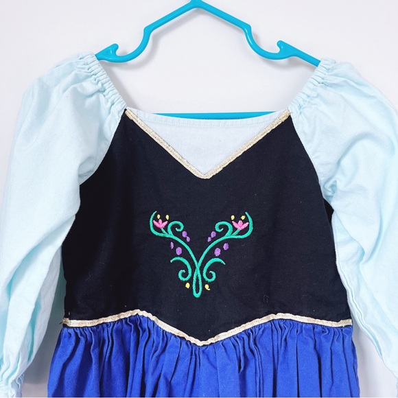 Handmade Anna Disney Frozen Dress and Cape - 4T - Picture 5 of 5
